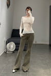 BASERANGE Tabby Star Long Sleeve T-Shirt Portugal BAS-TOTA-CG-000-UNDYED